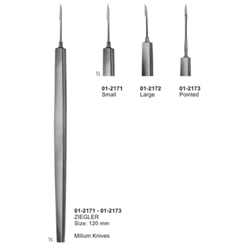 Scalpels, Dura Knives & Comedone Extractors
